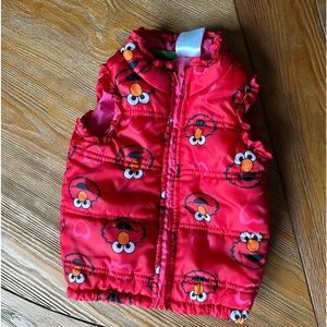 Sesame Street Elmo Jacket Vest 18/24 months
